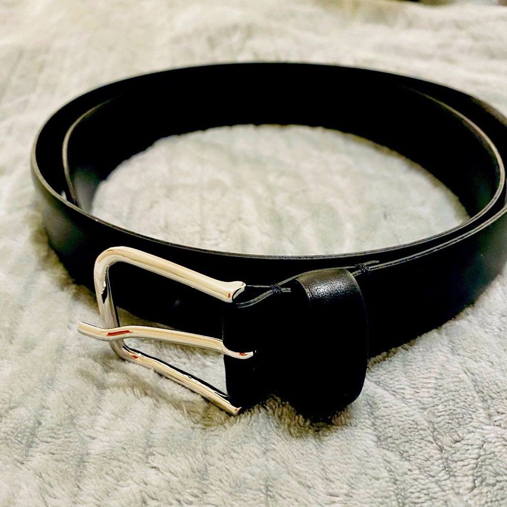 NWT Brooks Brothers Belt Men’s Sz 32 Black Leather Dress Work Classic